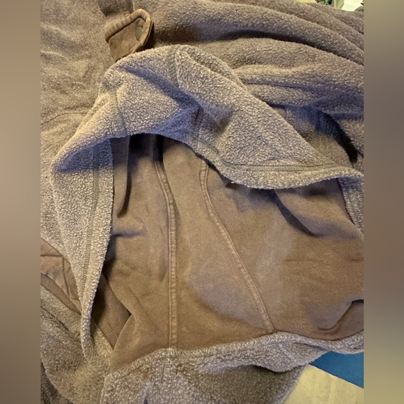 We The Free by Free People New Sadie Surplus Tunic Fleece Jacket Brown S Fits XL - Picture 6 of 16